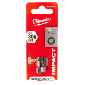 Milwaukee Shockwave Bit TX10 25 mm (4932430871)
