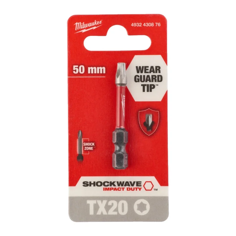 Milwaukee Shockwave TX20 bit 50 mm