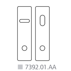 Randi langskilt cyl/vrider assa.rustfri 7392.01.AA