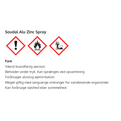 Soudal zink/alu spray blank 400 ml