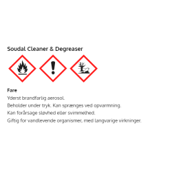 Soudal Cleaner og affedter spray 400 ml