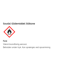 Soudal glidemiddel med silicone spray 400 ml