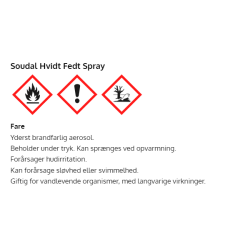 Soudal hvid fedt spray 400 ml