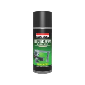Soudal zink/alu spray blank 400 ml