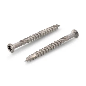 T-Drill Terrasseskrue 5,0x50 A4 Linsehoved 100 stk