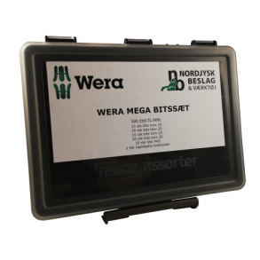 Wera mega bitsst i 81 dele