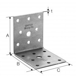 Galv. vinkelbeslag AB55365