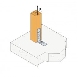 Galv. vinkelbeslag AG40312