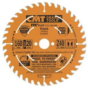 Cmt hm rundsavklinge 160x20 mm td40