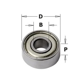 Cmt kugleleje 12,7 x 4,76 mm (791.003.00)