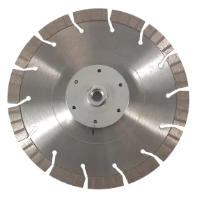Diamantklinge 230 mm med flange - 15 mm segmenter