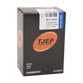 Tjep Glv klammer pb.18-38 mm - 2000 stk (840338)