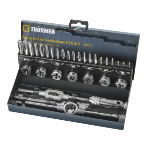 Thurmer H�ndtappes�t i kasse m3-12 mm (0100Z01)