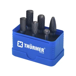 Hrdmetalfile 6 stk i st