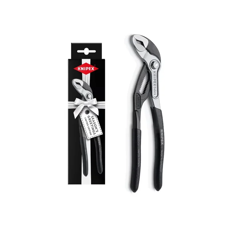 Knipex cobra vandpumpetang 180mm - juleedition