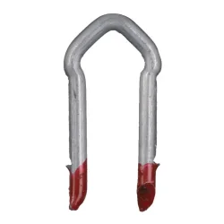 Varm. galv klammer til hegn 40 mm