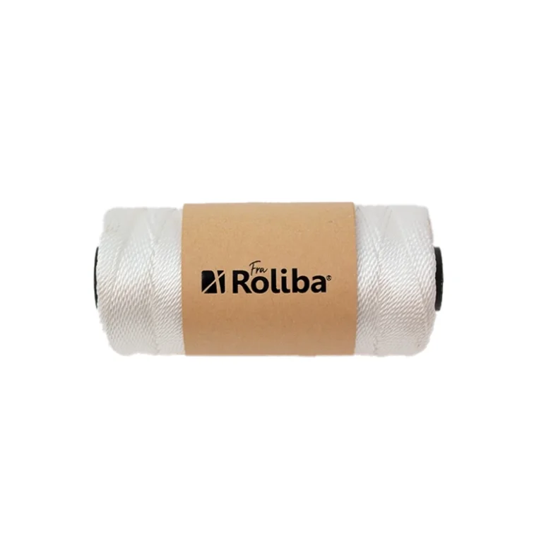 Mursnor hvid 1,2 mm x120 mtr 3-slet