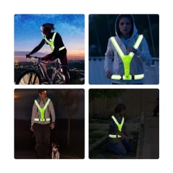 Japcell Refleksvest med LED Lys