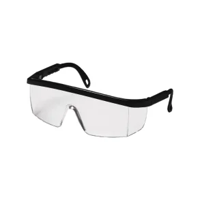 Sikkerhedsbrille integra sort stel med klar linse
