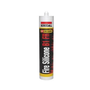 Soudal brandfugemasse hvid silirup FR B1 - 300ml