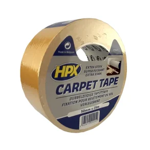 Tppetape dobbelt klbende 50mmx25mtr ekstra strk