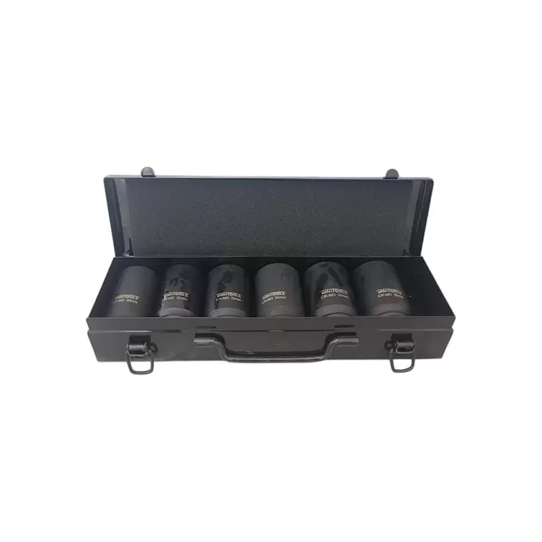 Slagtoppest lange 3/4" 6 dele 30-36 mm